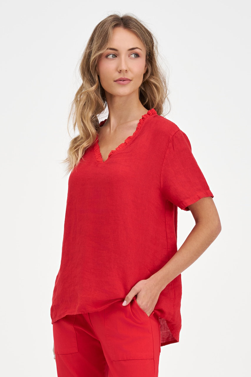 Le haut 100% lin Made in italy | 10-3178Y