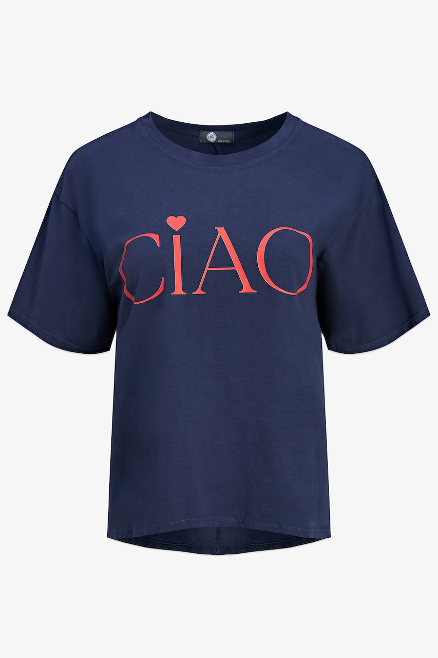 Le t-shirt graphique « Ciao » M Made in Italy | 10-31909Y