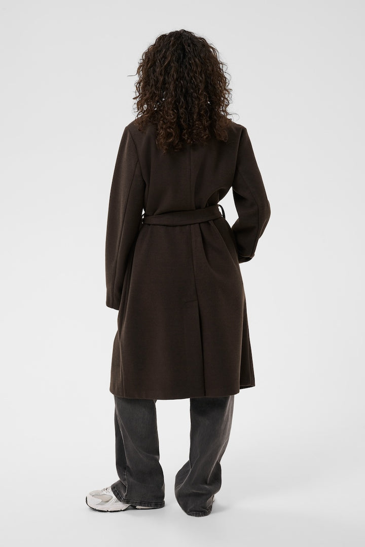 Le manteau long ceinturé Kaffe | 10511086