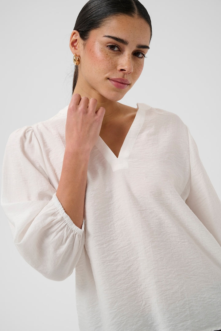 La blouse texturée à manches 3/4 Kaffe | 10511905