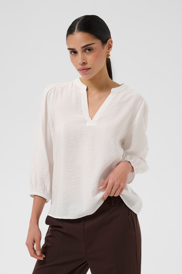 La blouse texturée à manches 3/4 Kaffe | 10511905