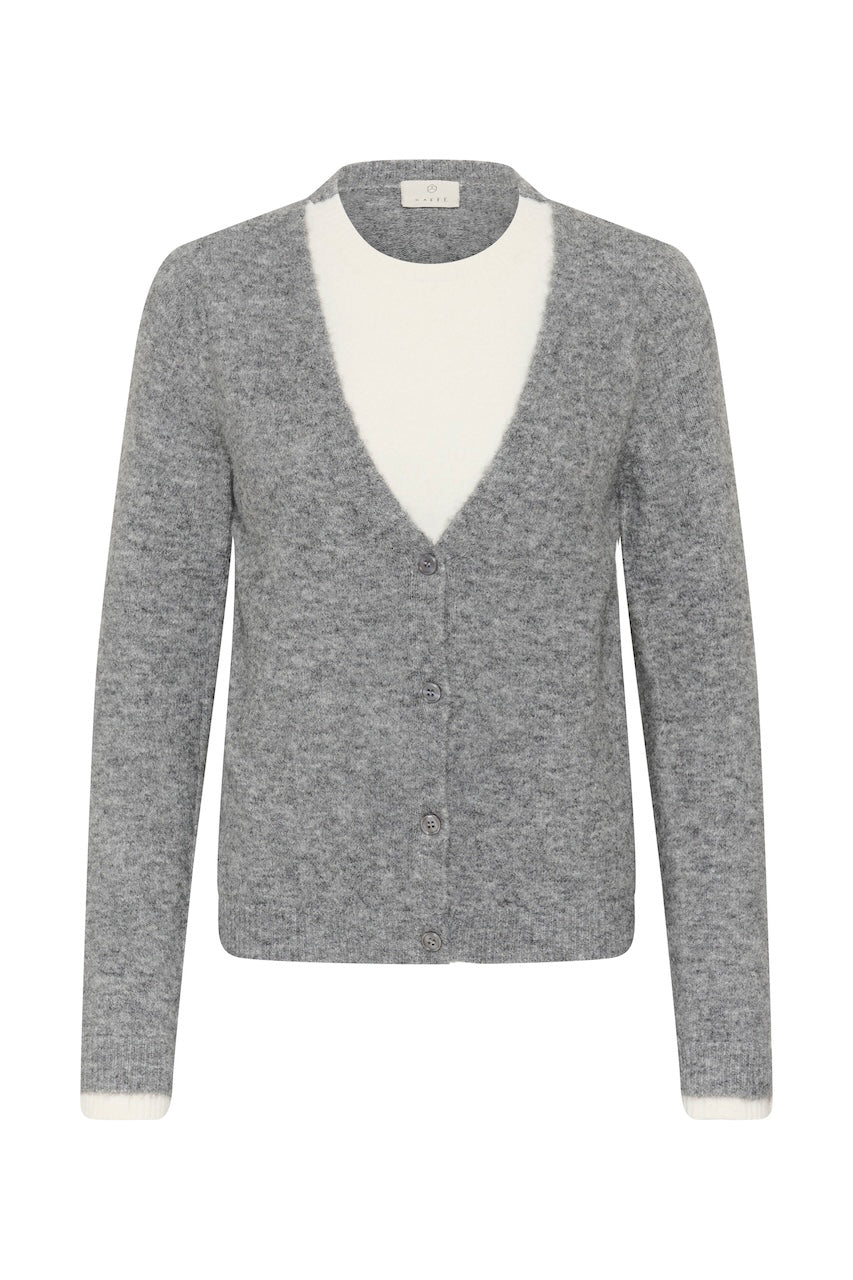 Le cardigan à col en V Kaffe | 10512194