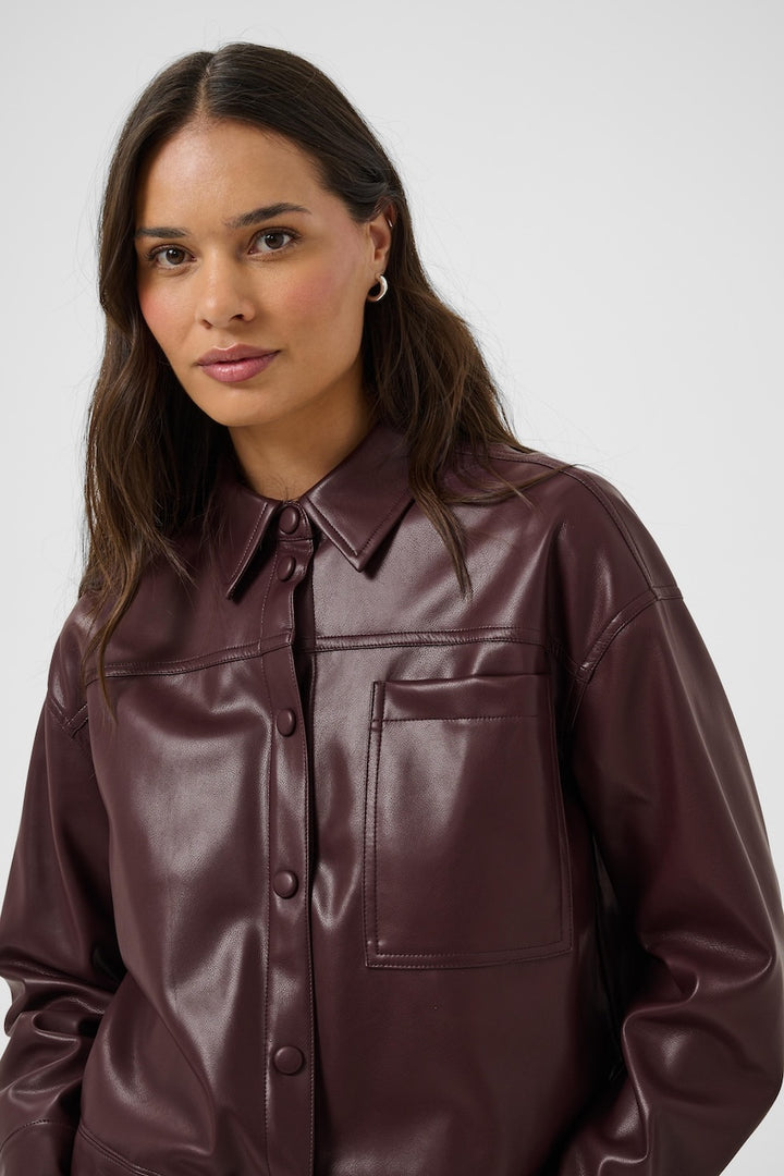 La veste effet cuir Kaffe | 10512222
