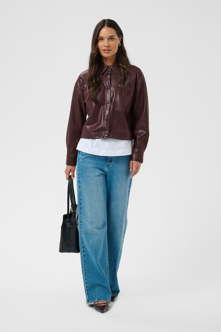 La veste effet cuir Kaffe | 10512222