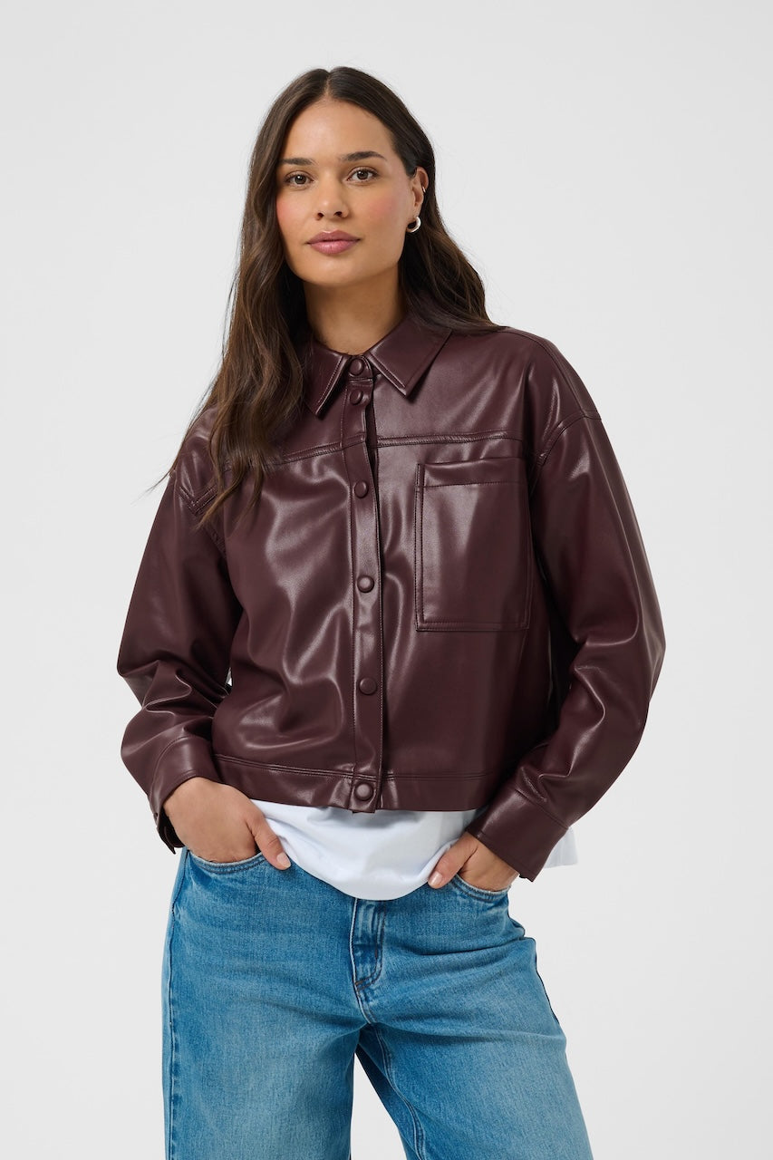 La veste effet cuir Kaffe | 10512222