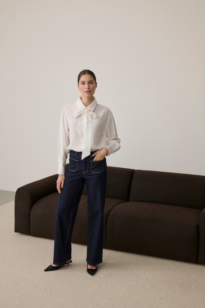 La blouse à col noué Kaffe | 10512233