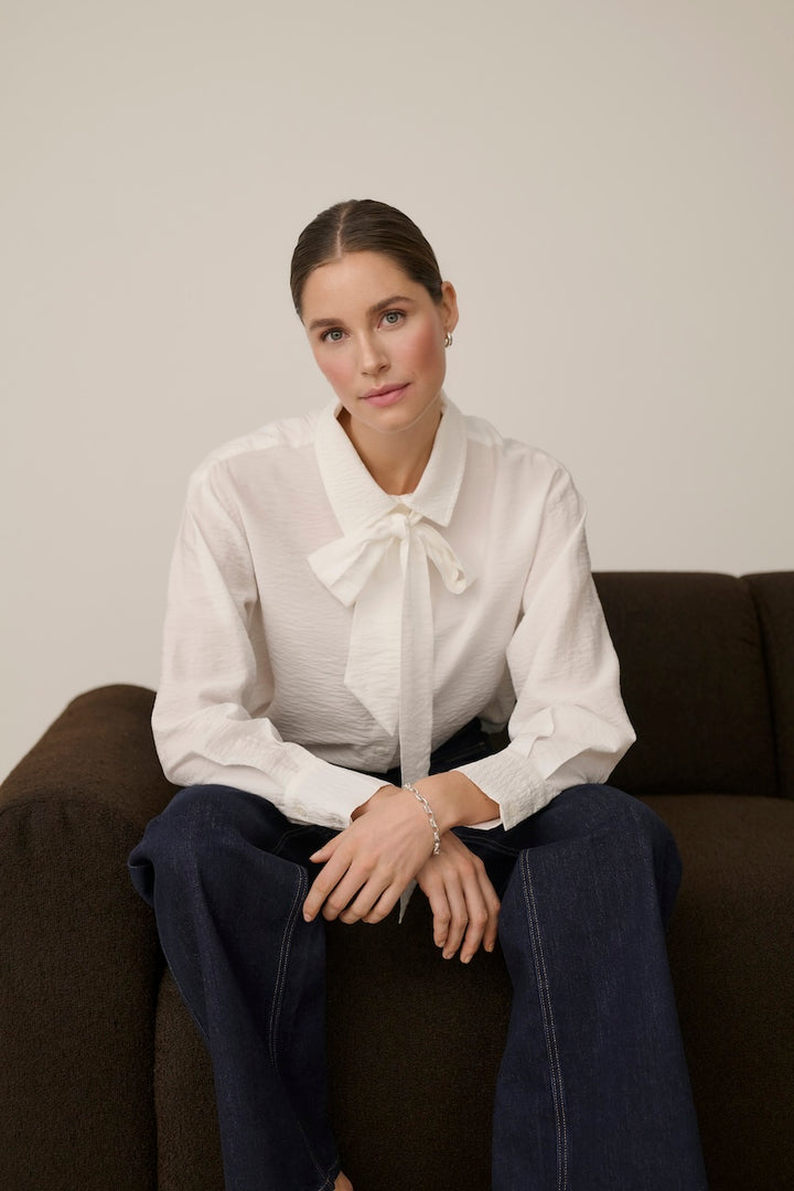 La blouse à col noué Kaffe | 10512233