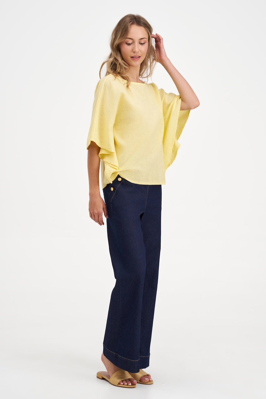 Le jean jambe évasée Made In Italy | 11-12610Y