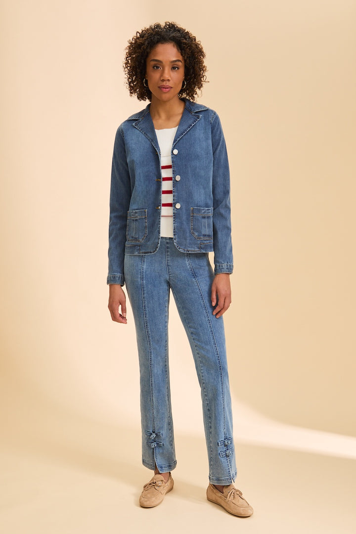 La veste en denim extensible FDJ | 1913370