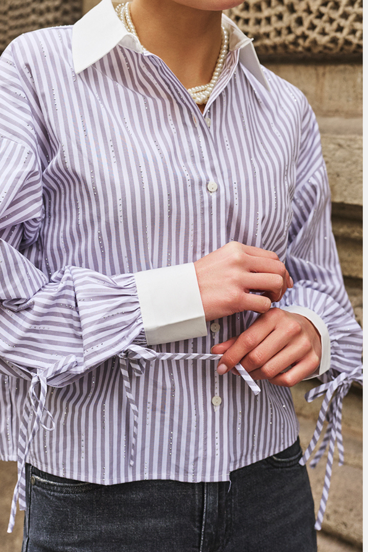 Le chemisier rayé moderne Esqualo | F2514520