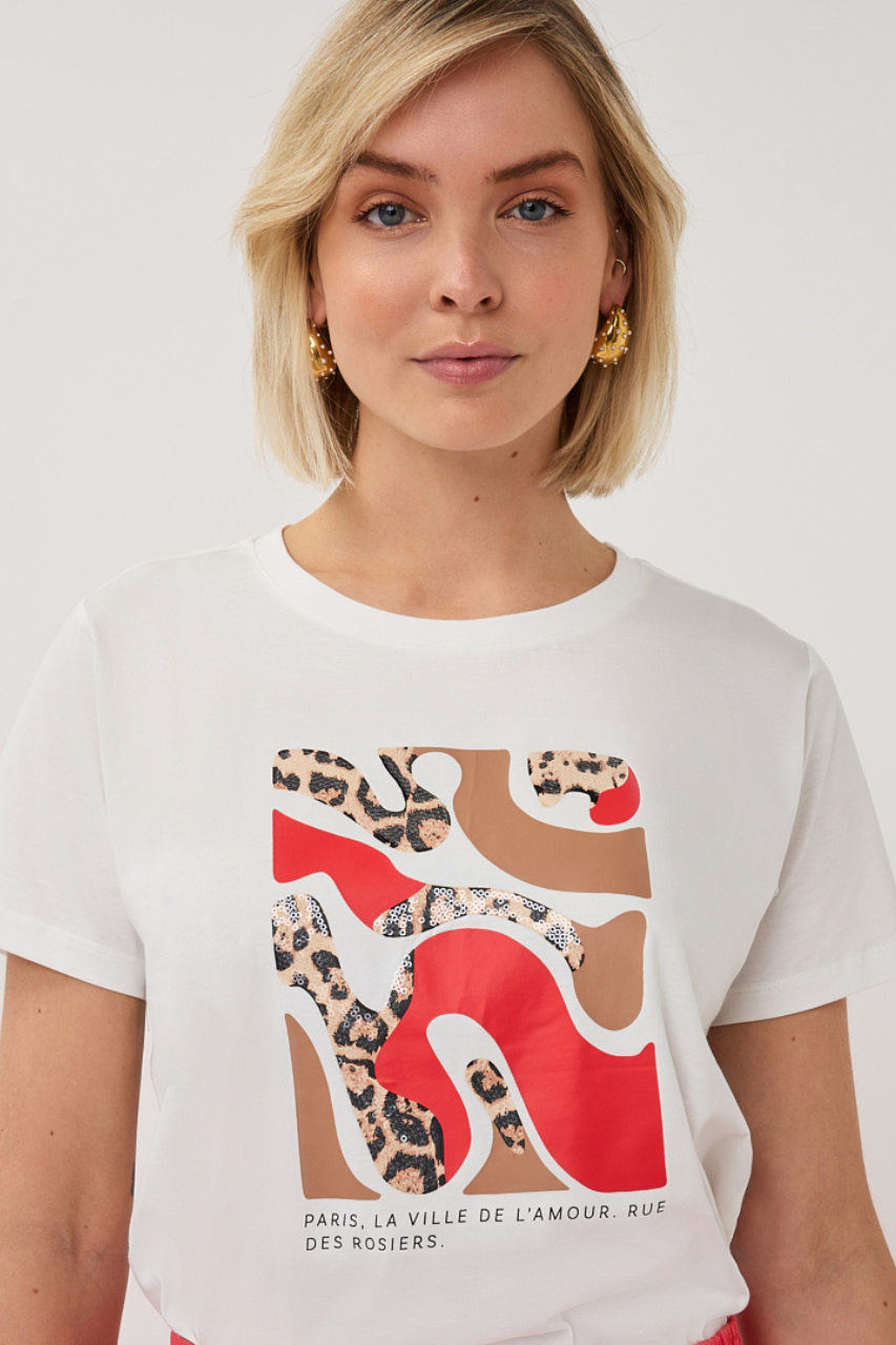 Le t-shirt touche artistique Esqualo | 2605014