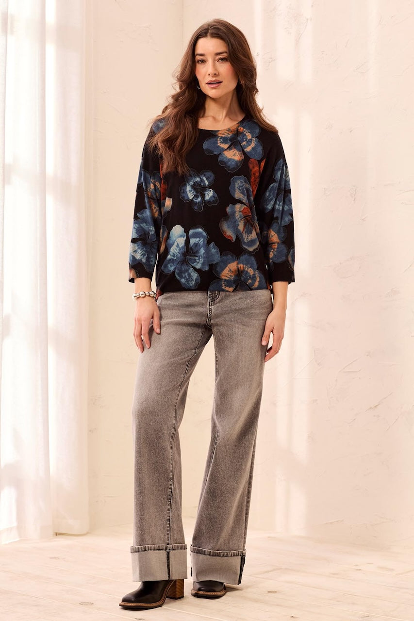 Le chandail à imprimé floral Tribal | 2175O-8169