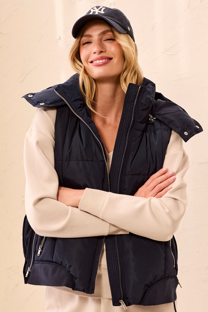 Tribal Quilted Sleeveless Jacket | 2247O-8272