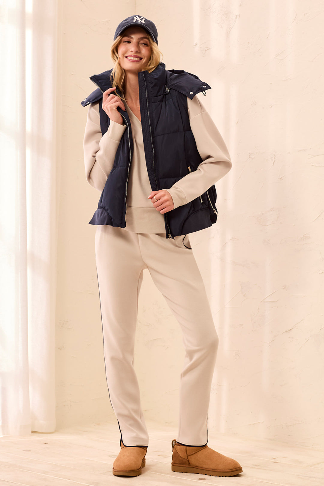 Tribal Quilted Sleeveless Jacket | 2247O-8272