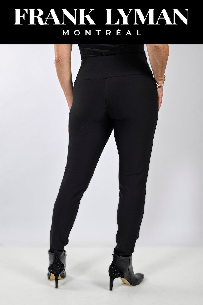 Pantalon classique noir pour femme