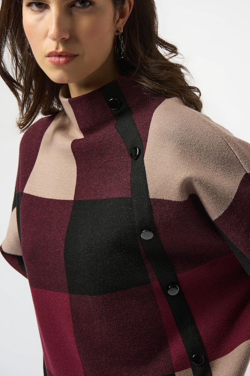 Le haut à carreaux Joseph Ribkoff | 243948F25