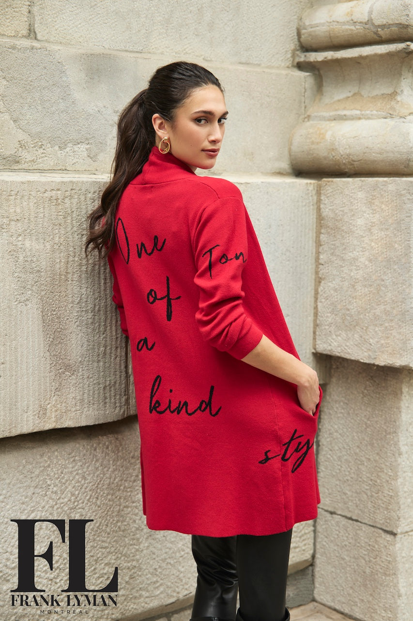 Le cardigan imprimé vibrant Frank Lyman | 244697U