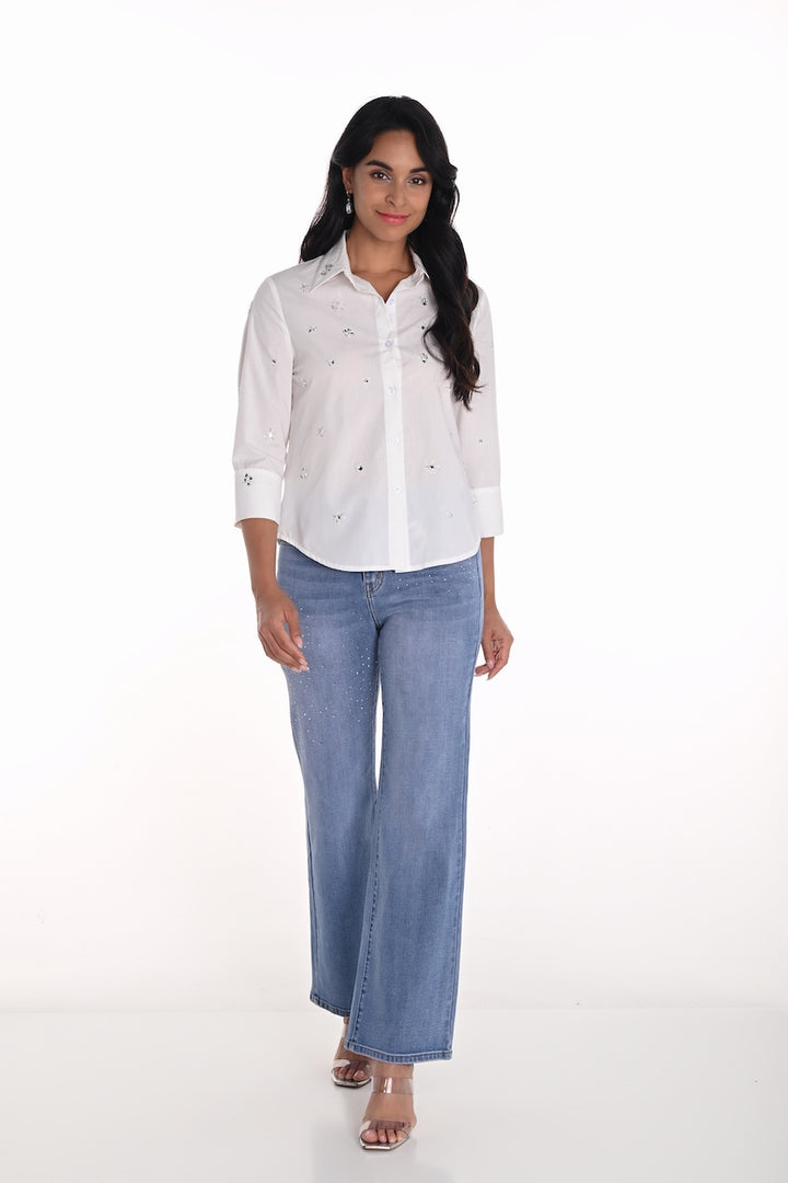 Le jean évasé Frank Lyman | 251501