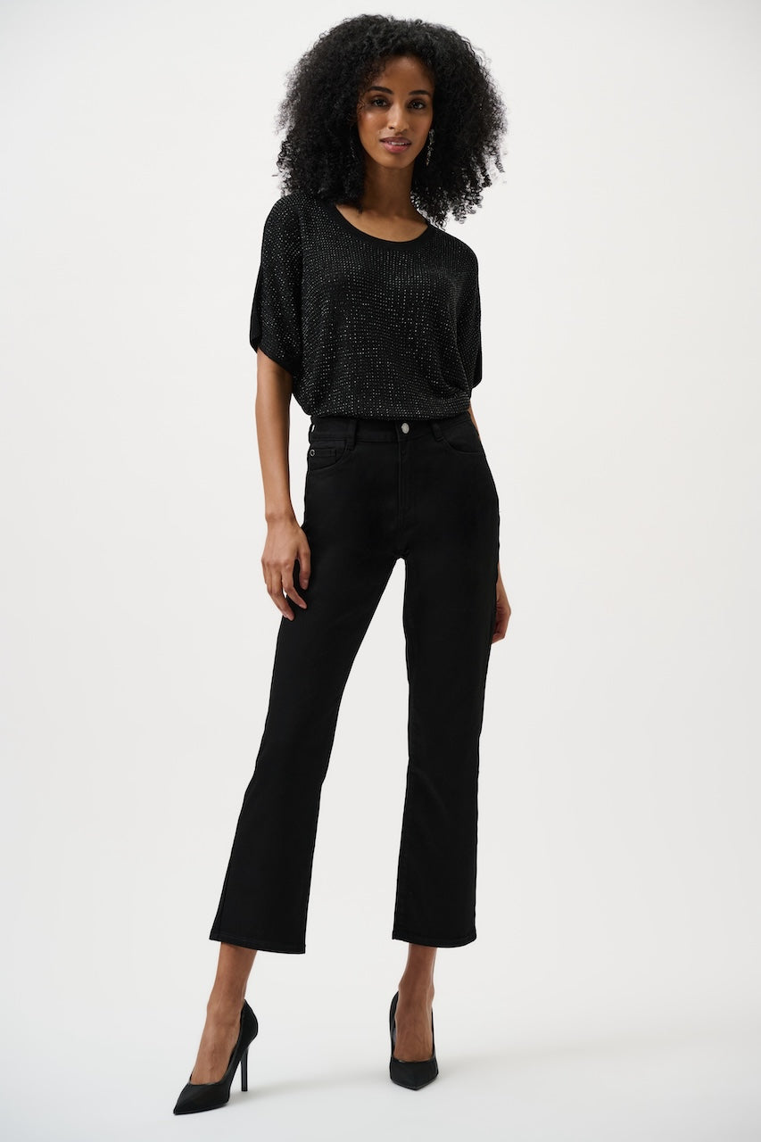Le jean margot extensible classique à jambe droite Joseph Ribkoff | Hots | 252926