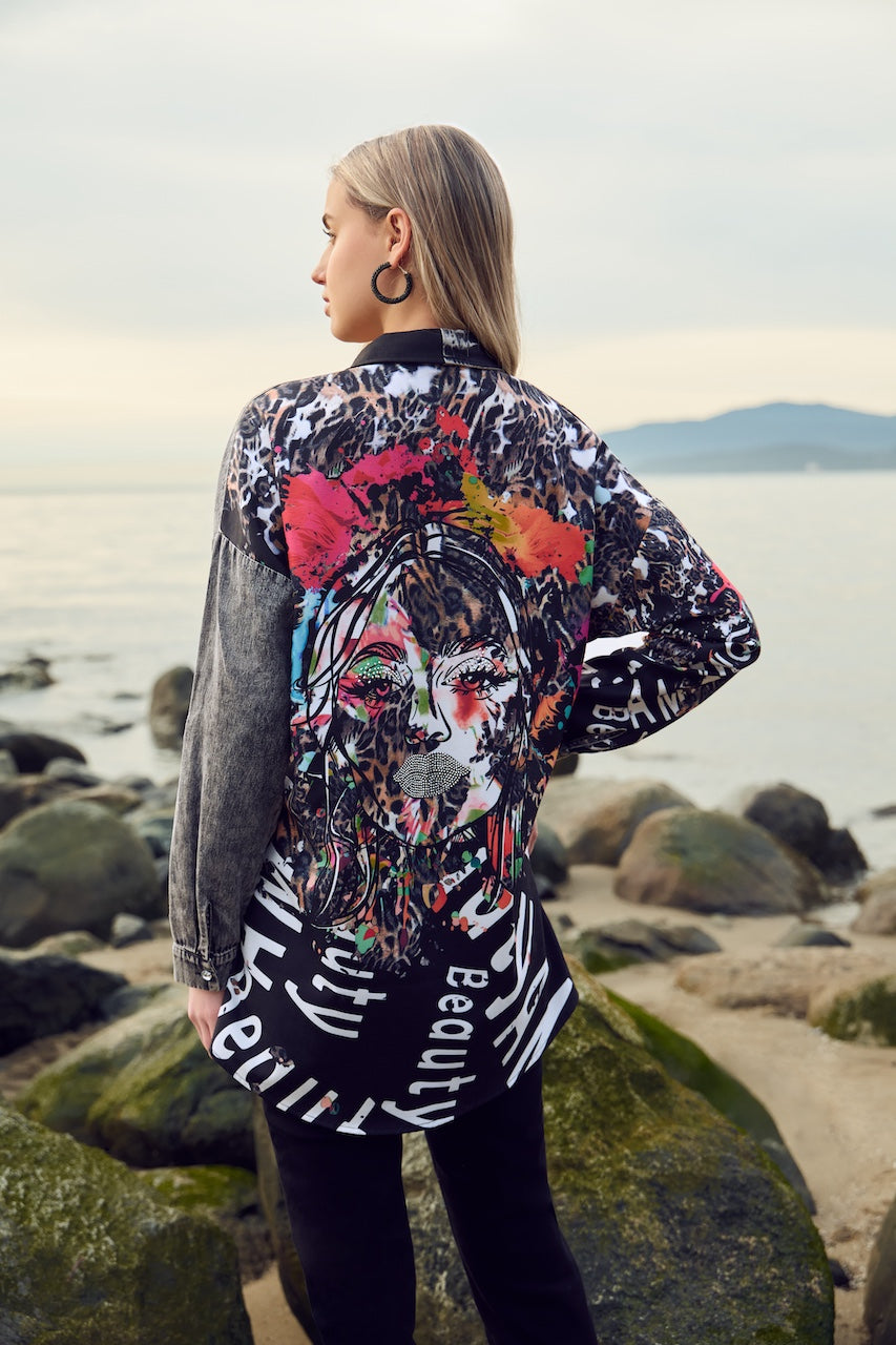 Le chemisier imprimé Frank Lyman | 253749