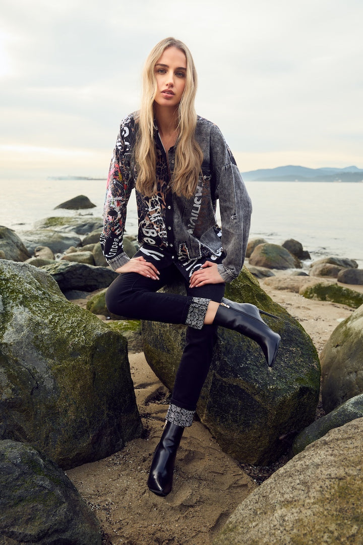 Le chemisier imprimé Frank Lyman | 253749