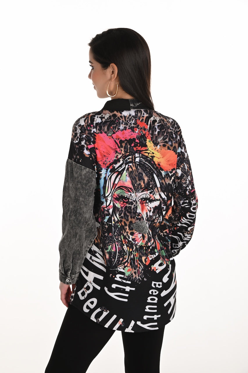 Le chemisier imprimé Frank Lyman | 253749