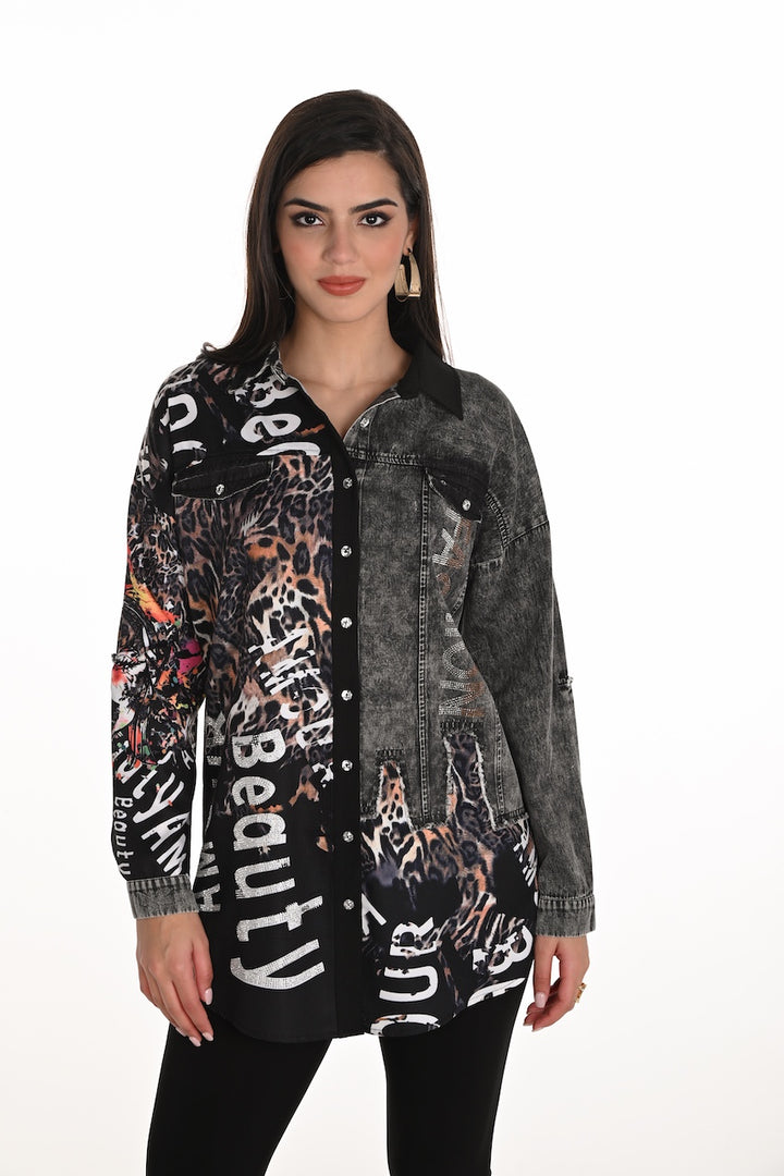 Le chemisier imprimé Frank Lyman | 253749