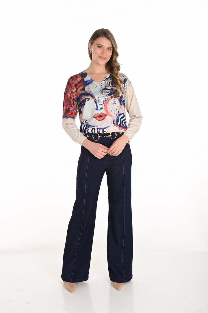 Le jean jambes larges Frank Lyman | 253756