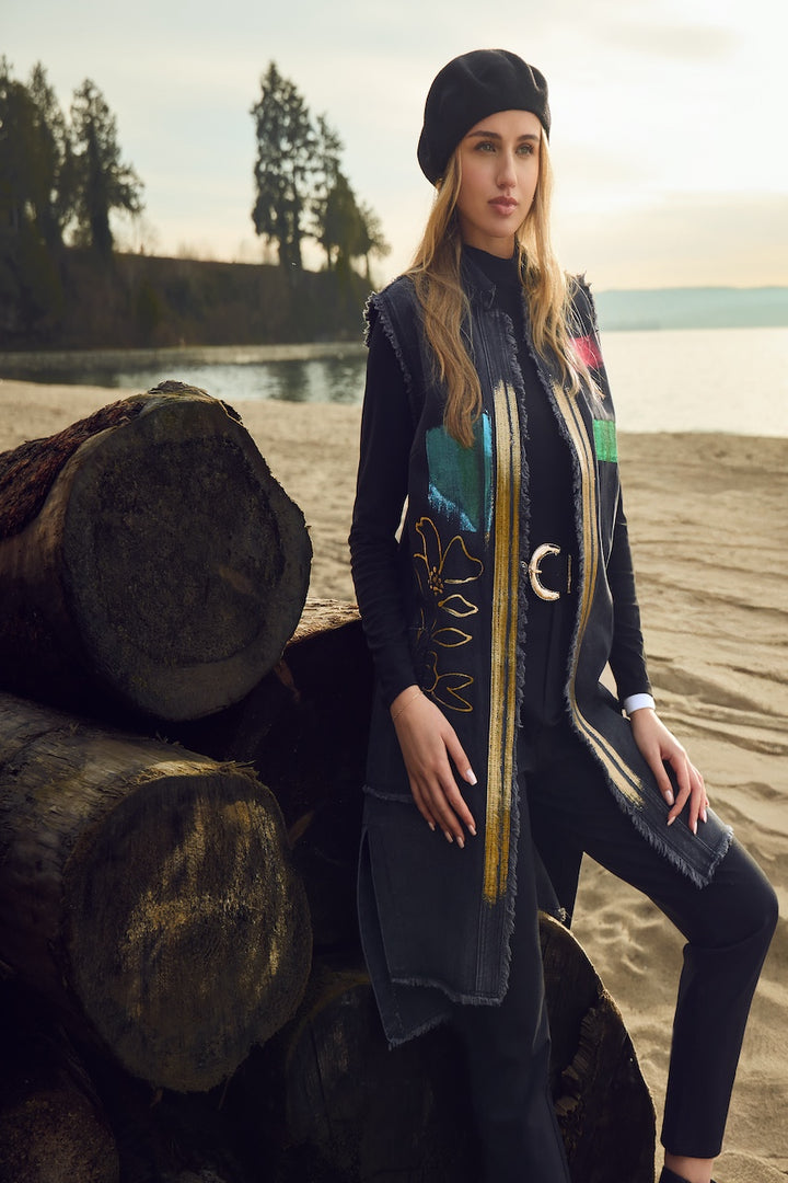 Le pardessus en denim sans manches - Frank Lyman | 253762