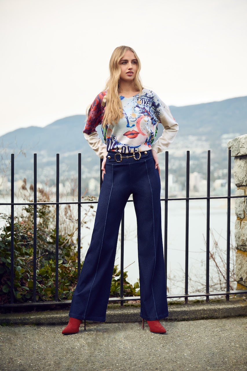 Le jean jambes larges Frank Lyman | 253756