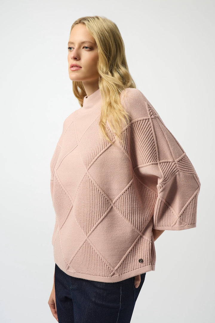 Le pull en tricot à motifs losanges - Joseph Ribkoff | 253943