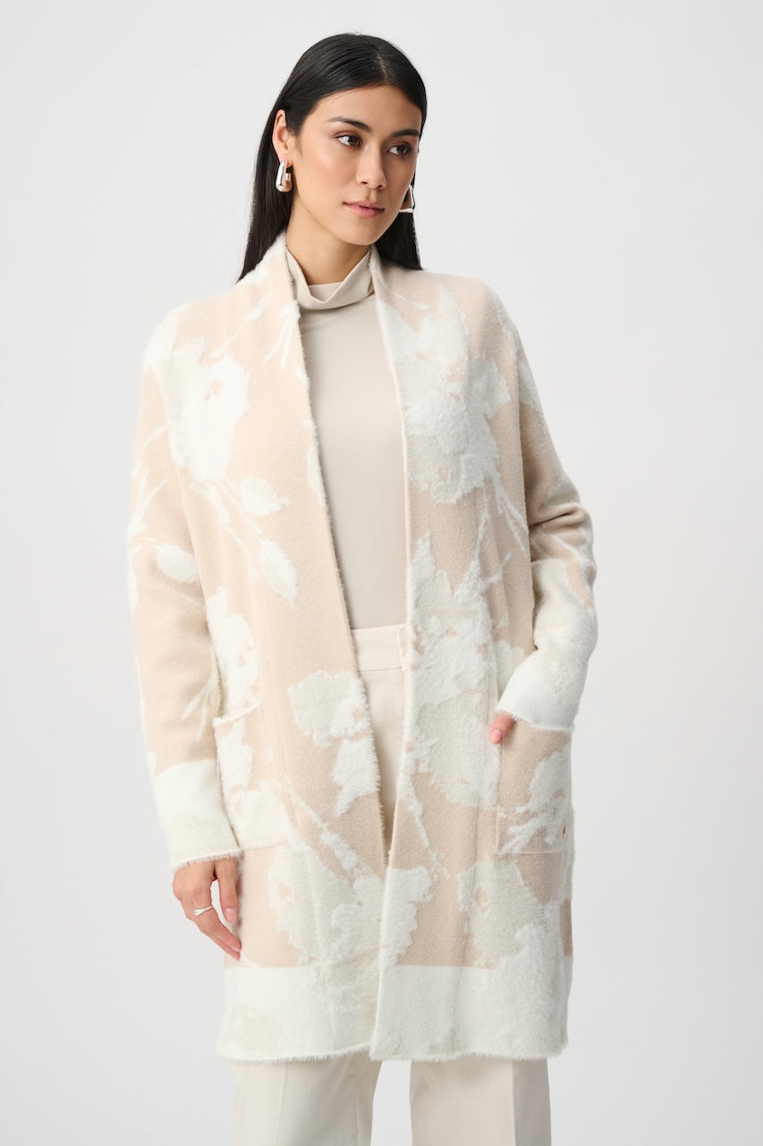 Le cardigan long à imprimé abstrait Joseph Ribkoff | 253956F26