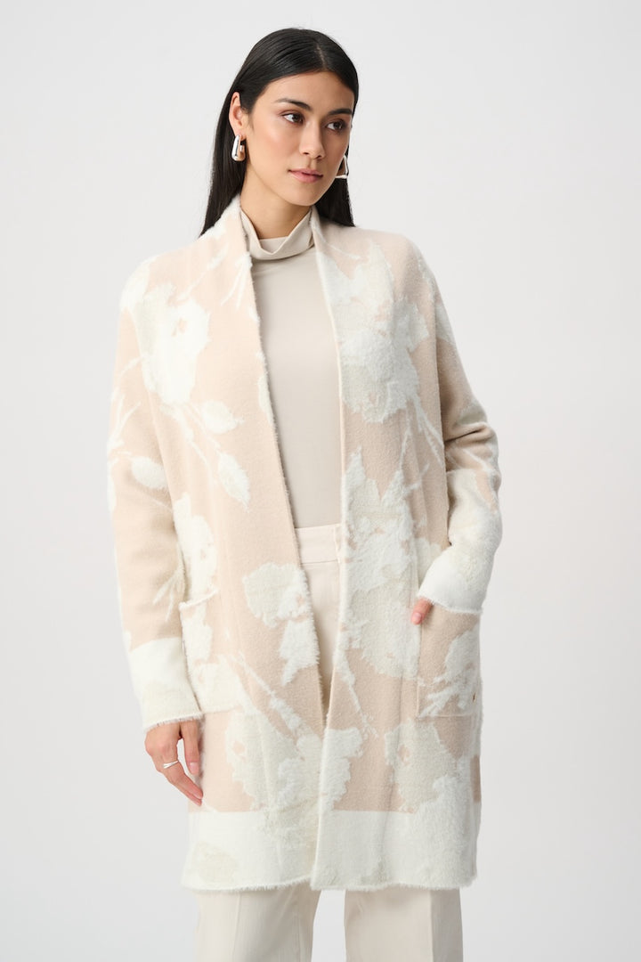 Le cardigan long à imprimé abstrait Joseph Ribkoff | 253956F26