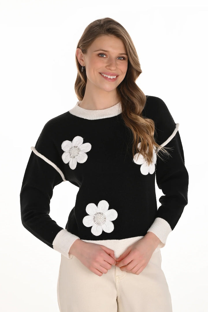 Le pull motif floral Frank Lyman | 254912