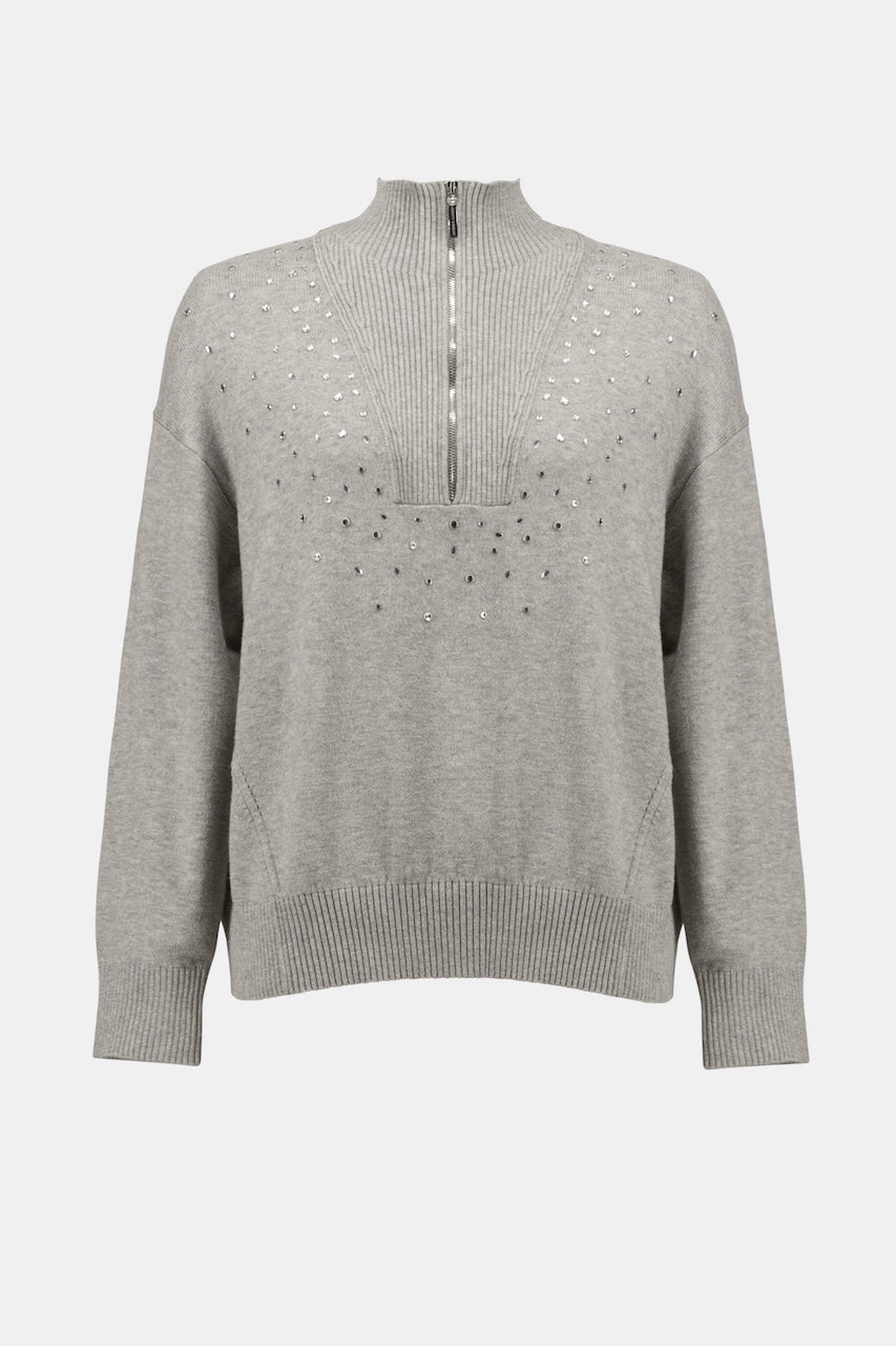 Le pull col montant avec strass Joseph Ribkoff | 254933