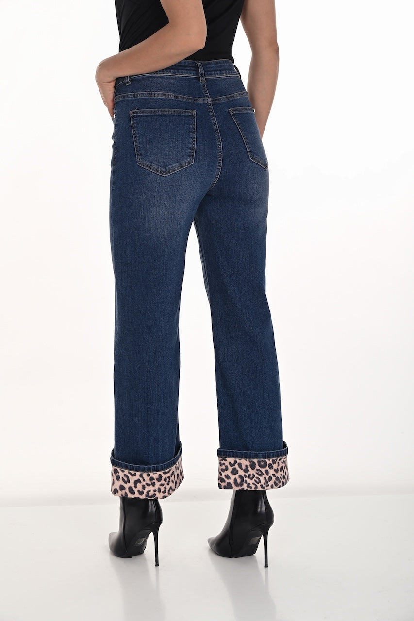 Le jean imprimé leopard Frank Lyman | 254941