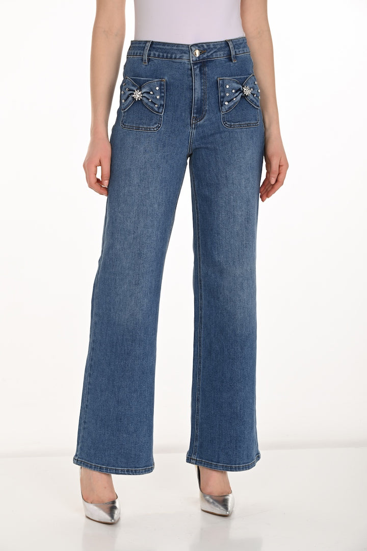 Le jean jambe large Frank Lyman | 254978