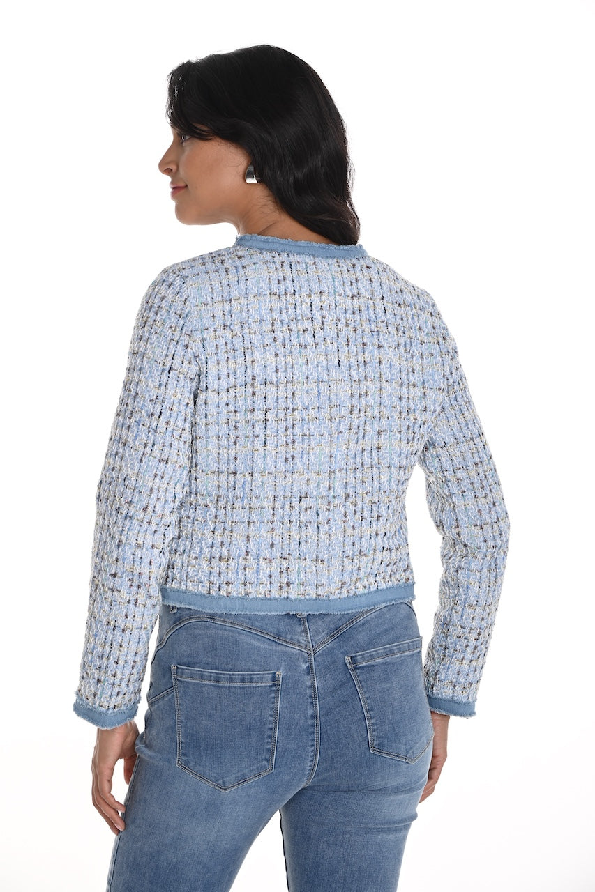 Frank Lyman Beaded Trim Blazer