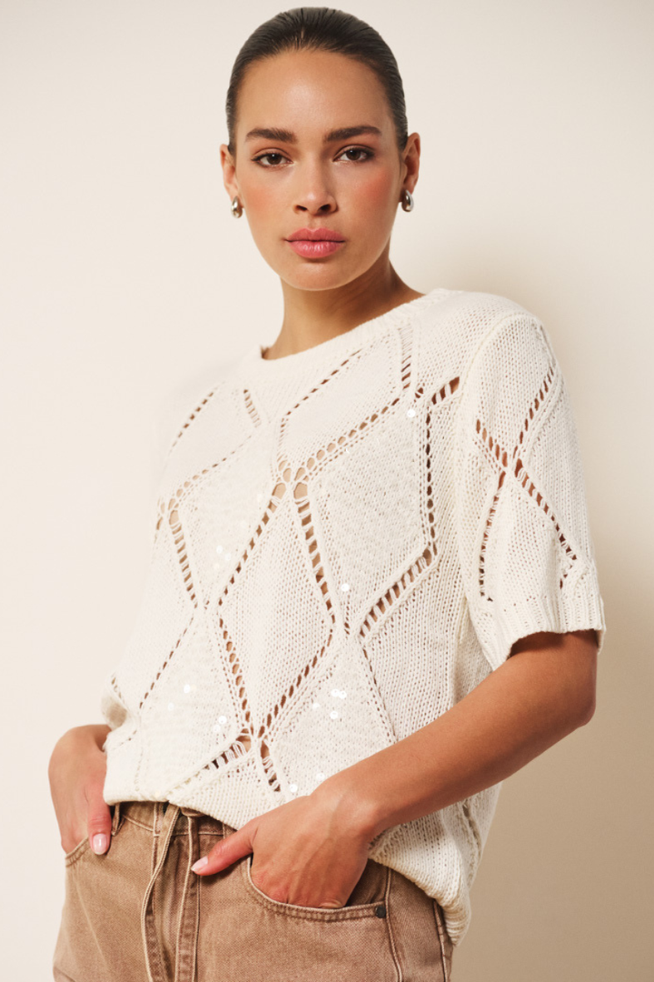 Le pull ajouré délicat Esqualo | 2602016