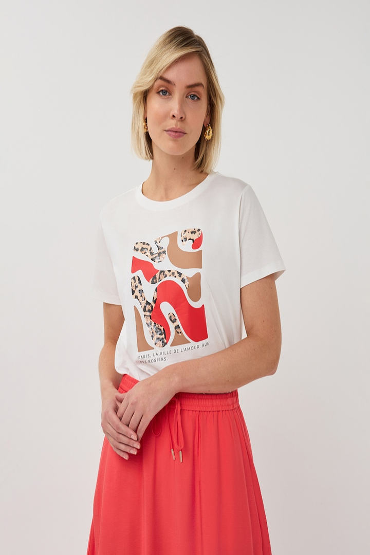 Le t-shirt touche artistique Esqualo | 2605014