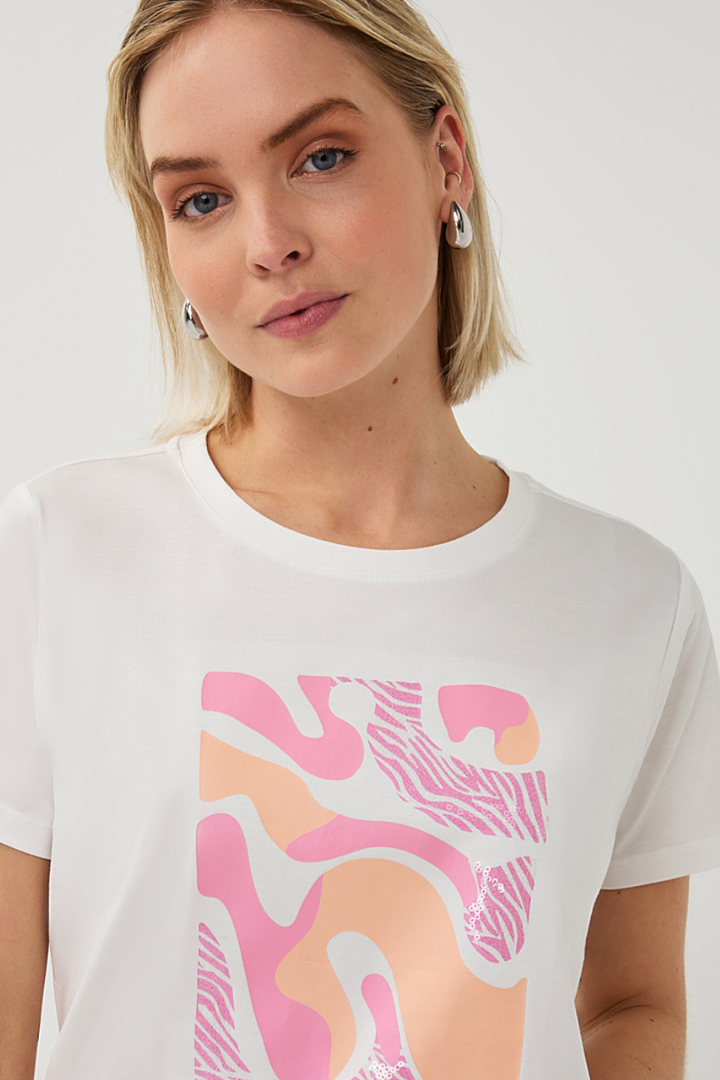 Le t-shirt touche artistique Esqualo | 2605014