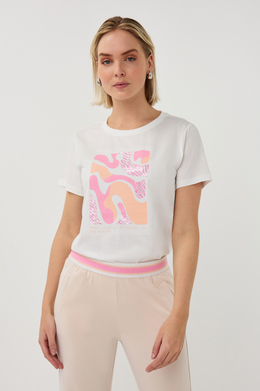 Le t-shirt touche artistique Esqualo | 2605014