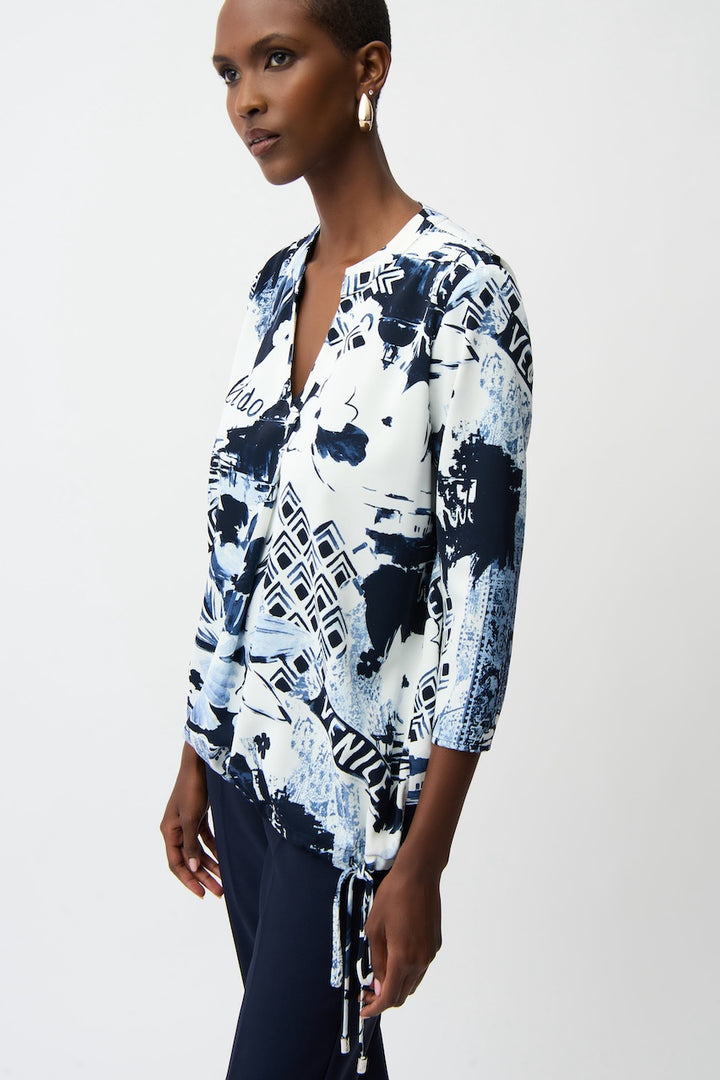 La tunique cocon imprimé expressif Joseph Ribkoff | 261030