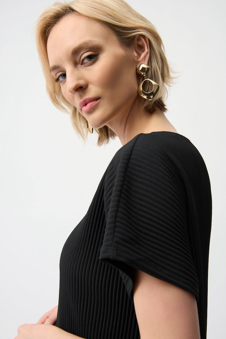 Le haut boxy en crêpe scuba plissé Joseph Ribkoff | 261192