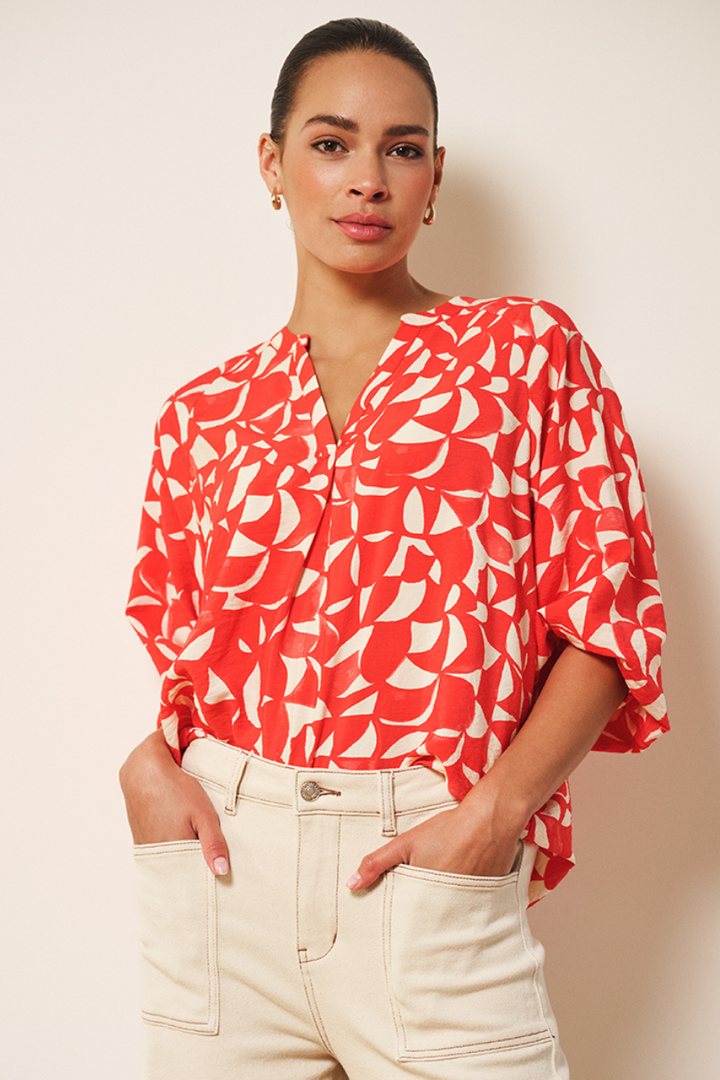 La blouse corail vibrante Esqualo | 2614003