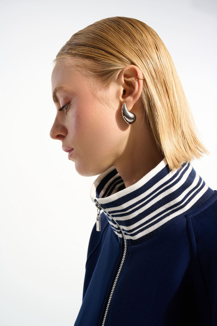 Le blouson scuba avec col entonnoir Joseph Ribkoff | Hots | 261617