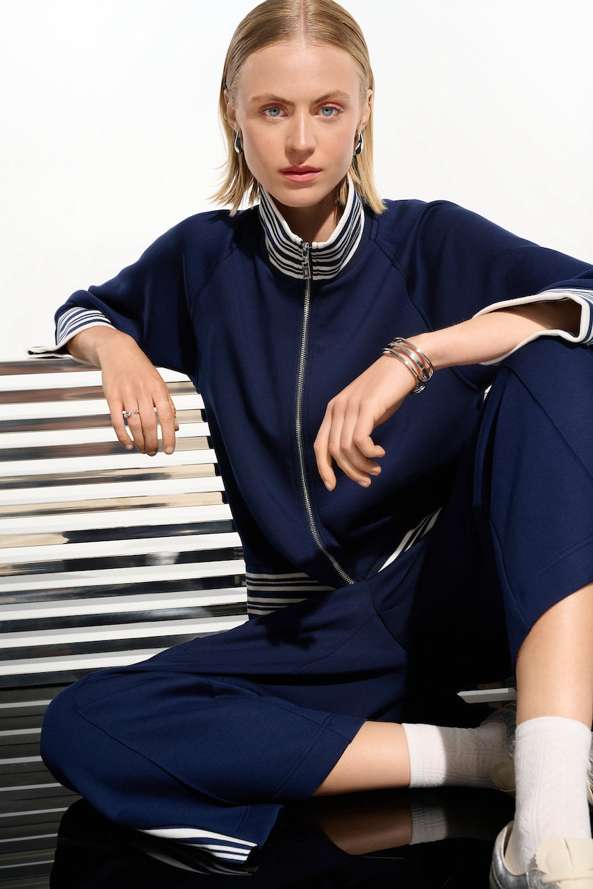 Le blouson scuba avec col entonnoir Joseph Ribkoff | Hots | 261617