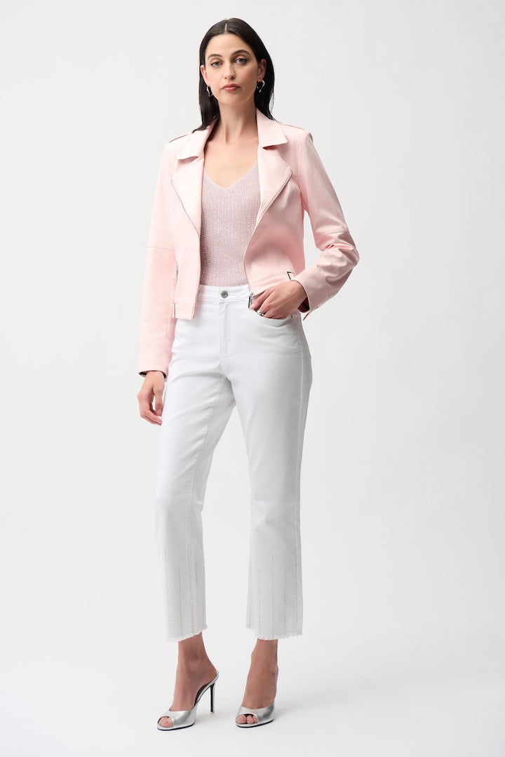 Le blouson ajusté en faux suède métallisé | Joseph Ribkoff | Hots |261910