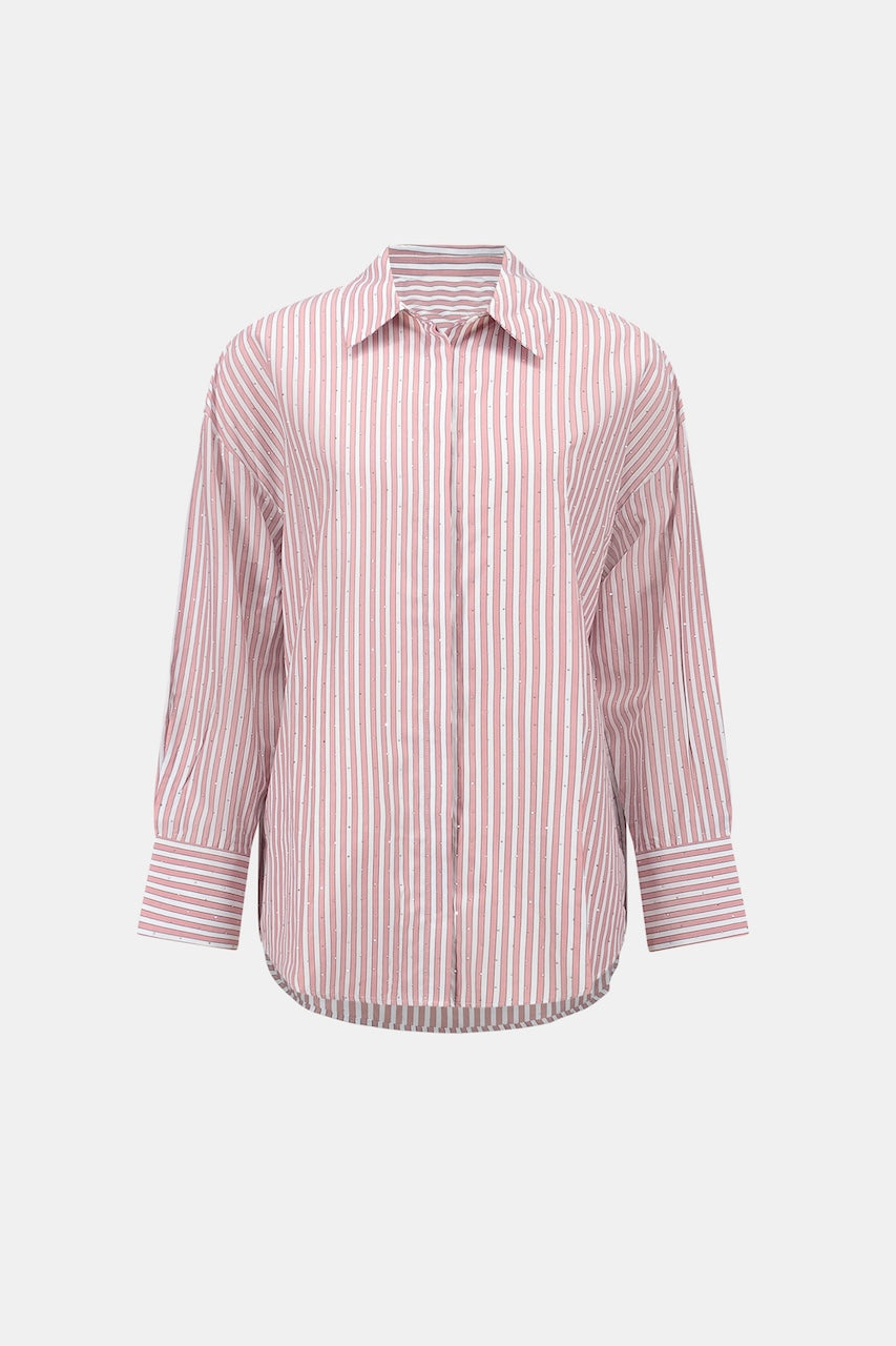 La blouse rayée boxy en Tencel Joseph Ribkoff | 261931F26