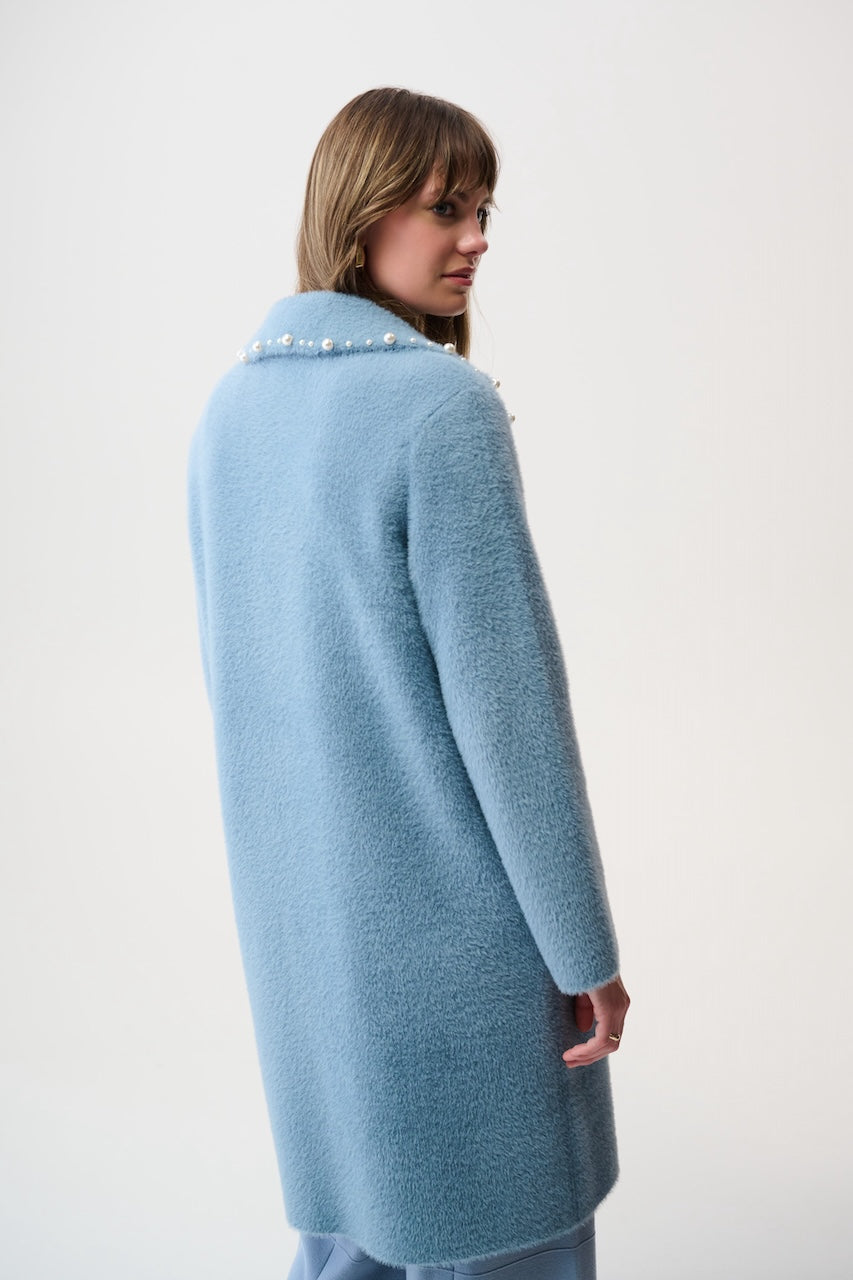 Le manteau en tricot à bordures perlées Joseph Ribkoff | 261997